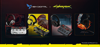 HIBY DIGITAL X CYBERPUNK 2077 PRODUCTS poster HIBY DIGITAL X CYBERPUNK 2077 PRODUCTS poster