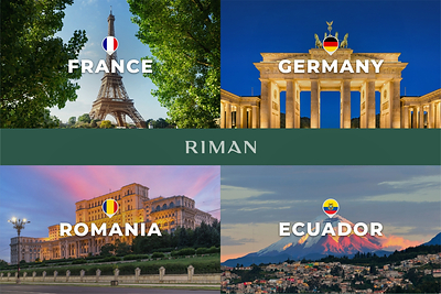 RIMANの欧州およびラテンアメリカにおける新規市場となります。 RIMANの欧州およびラテンアメリカにおける新規市場となります。