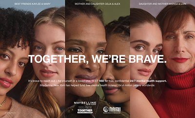 Maybelline New York's "Together We're Brave" Campaign