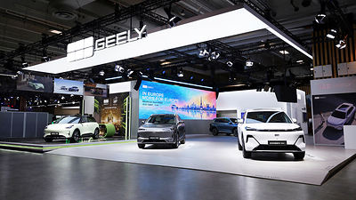 Geely Booth at Paris Auto Show Geely Booth at Paris Auto Show