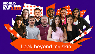 World Psoriasis Day 2026 - Look Beyond My Skin official campaign image