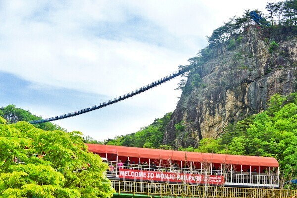 원주 소금산 출렁다리 Ⓒ투어코리아