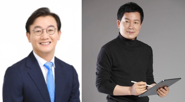 더불어민주당 부산시장 후보로 거론되는 전재수 전 해양수산부 장관(왼쪽)과 홍순헌 전 해운대구청장.