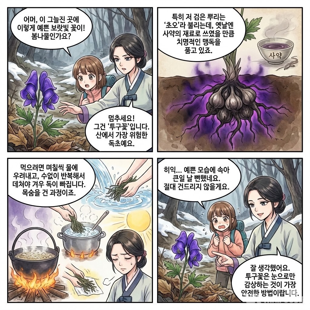 4컷 만화. / 위키푸디