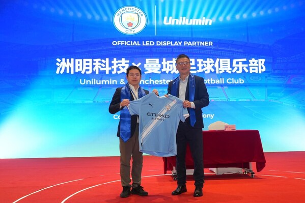 PARTNERSHIP SIGNING CEREMONY OF UNILUMIN AND MANCHESTER CITY