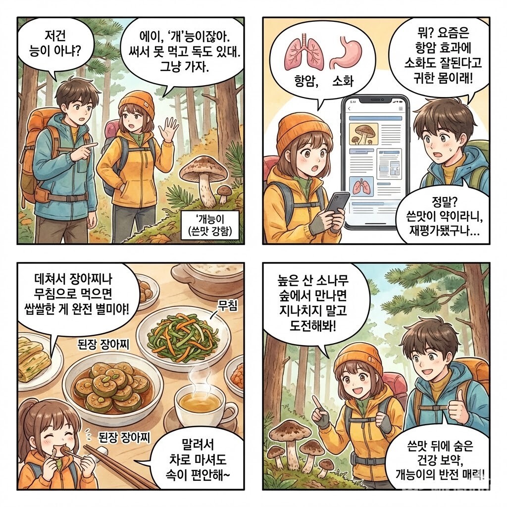 4컷 만화. / 위키푸디
