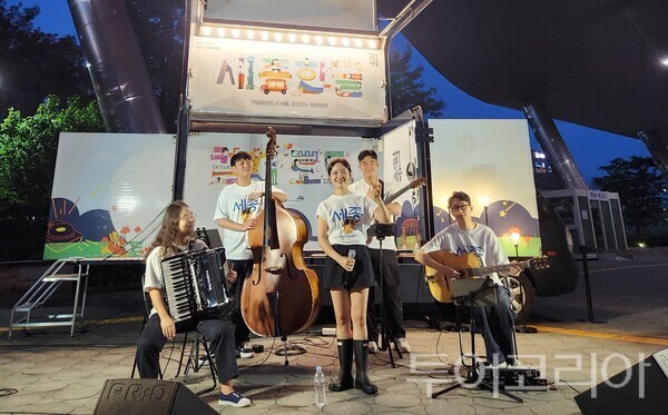 ▲세종한글컬처로드 공연.