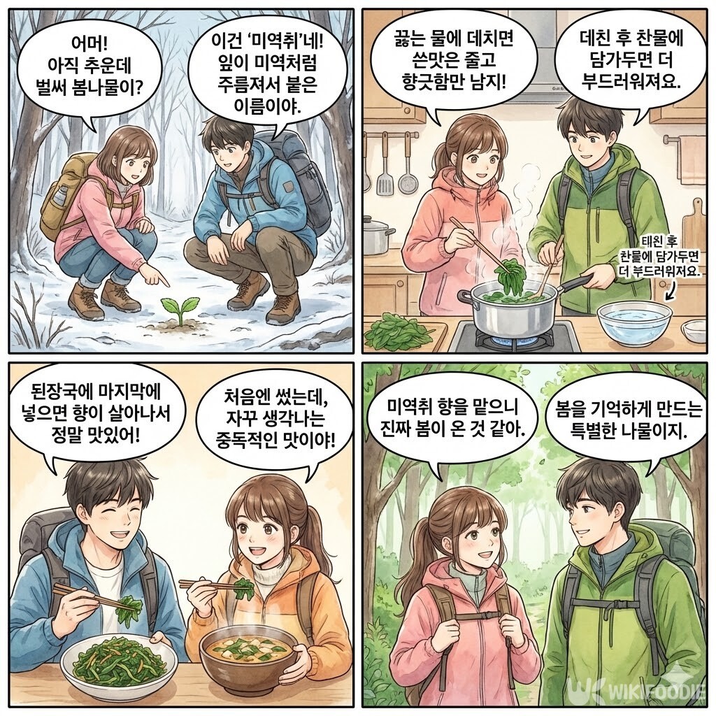 4컷 만화. / 위키푸디