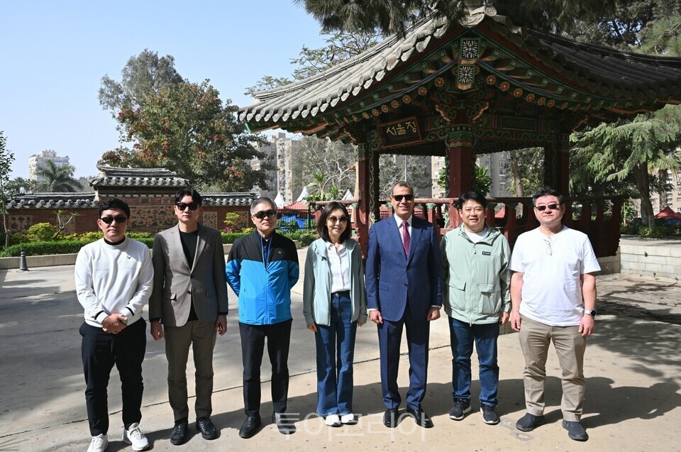 서울시의회 대표단 카이로 서울공원 방문/사진=서울시의회