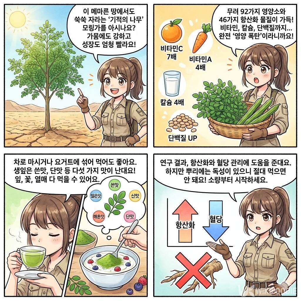 4컷 만화. / 위키푸디