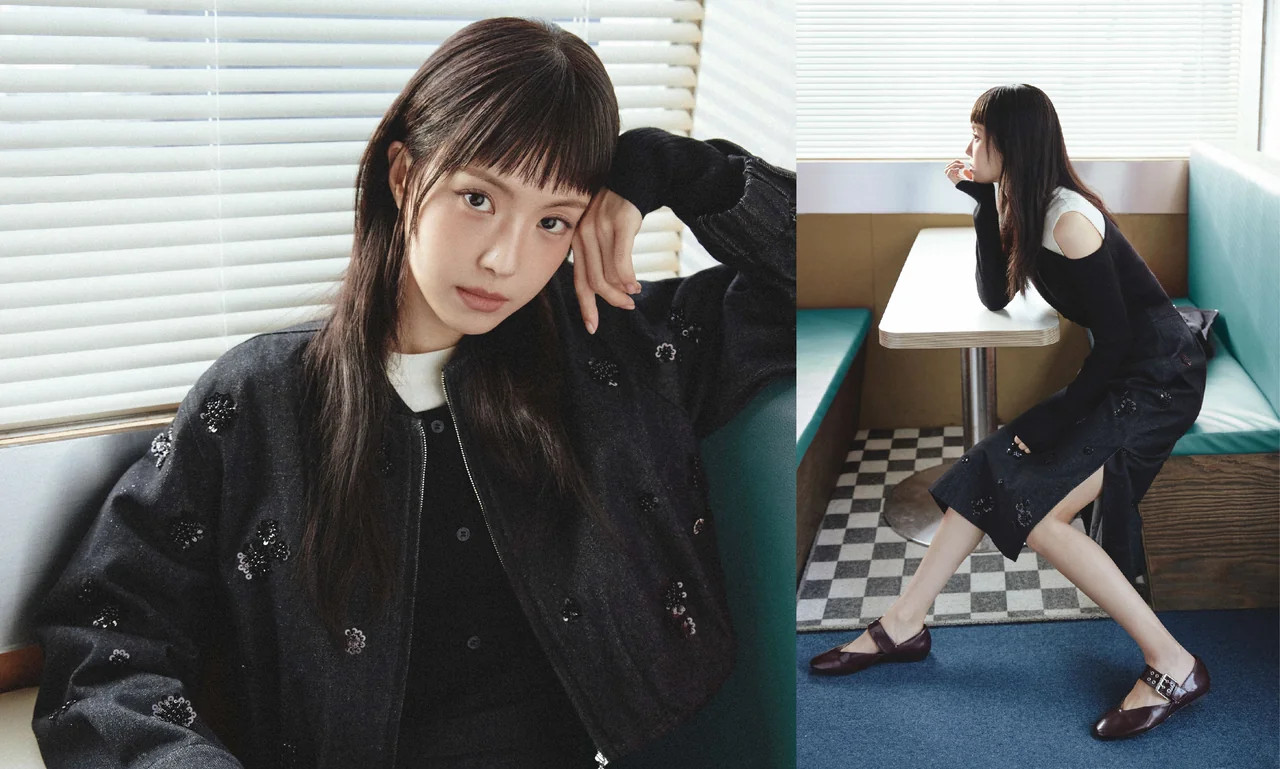 /사진=제이제이지고트, 손나은과 봄 캠페인 'Quiet Layers' 공개