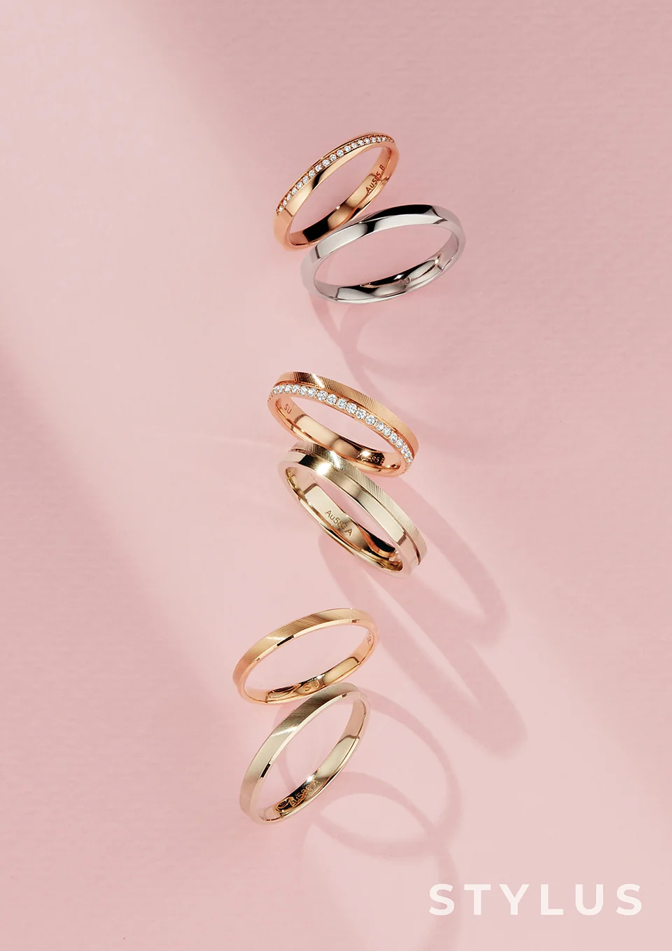 /사진=스타일러스, 발렌타인데이 '커플링·랩다이아' 라인업