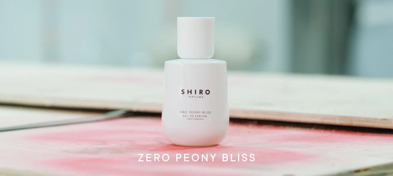 /사진=SHIRO, 한정 향수 '제로 피오니 블리스' 출시