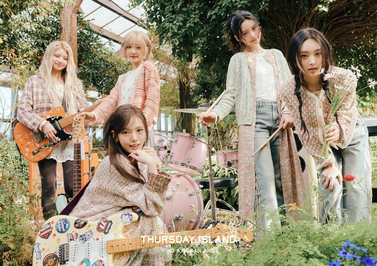 /사진=써스데이 아일랜드, 키키와 '26 봄 캠페인' 공개