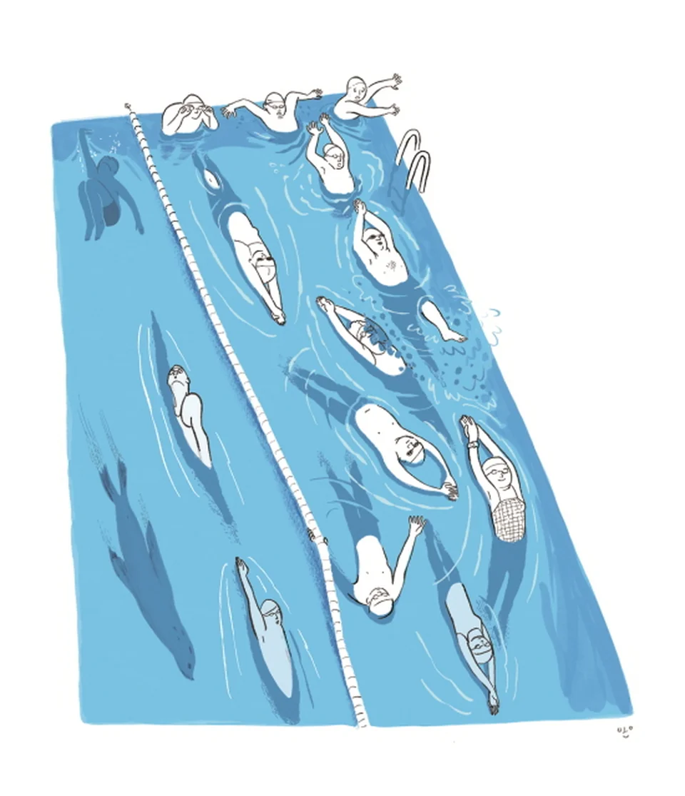 /사진=교보아트스페이스, '움직이는 사람들' 전시…새해 운동 결심 자극