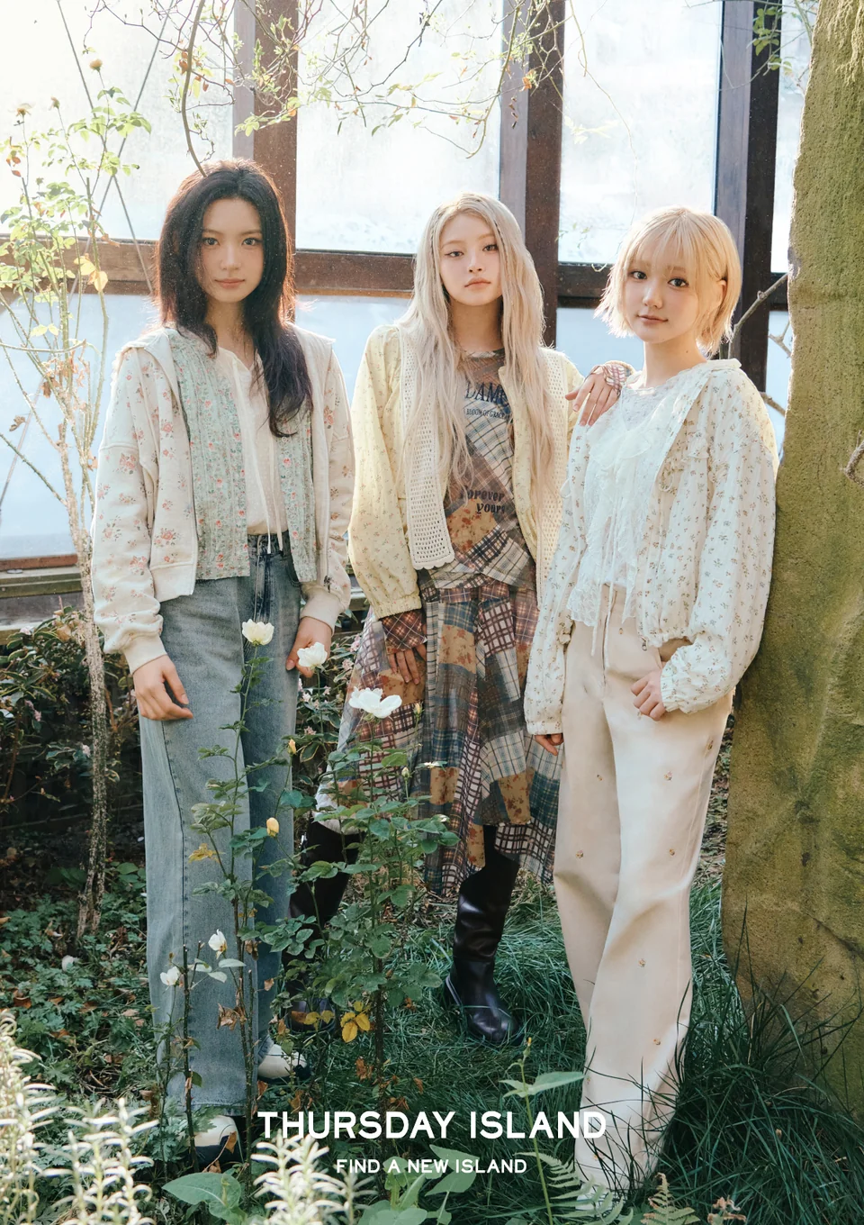 /사진=써스데이 아일랜드, 키키와 '26 봄 캠페인' 공개