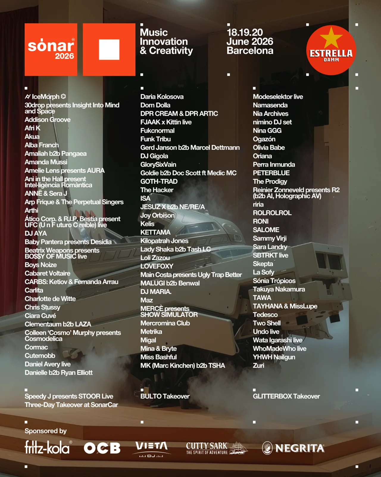 /사진=DPR CREAM & ARTIC, 'Sónar 2026' 출격 글로벌 위상 재확인