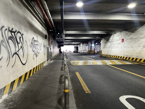 숙대지하차도 개선 전(사진제공=용산구청)