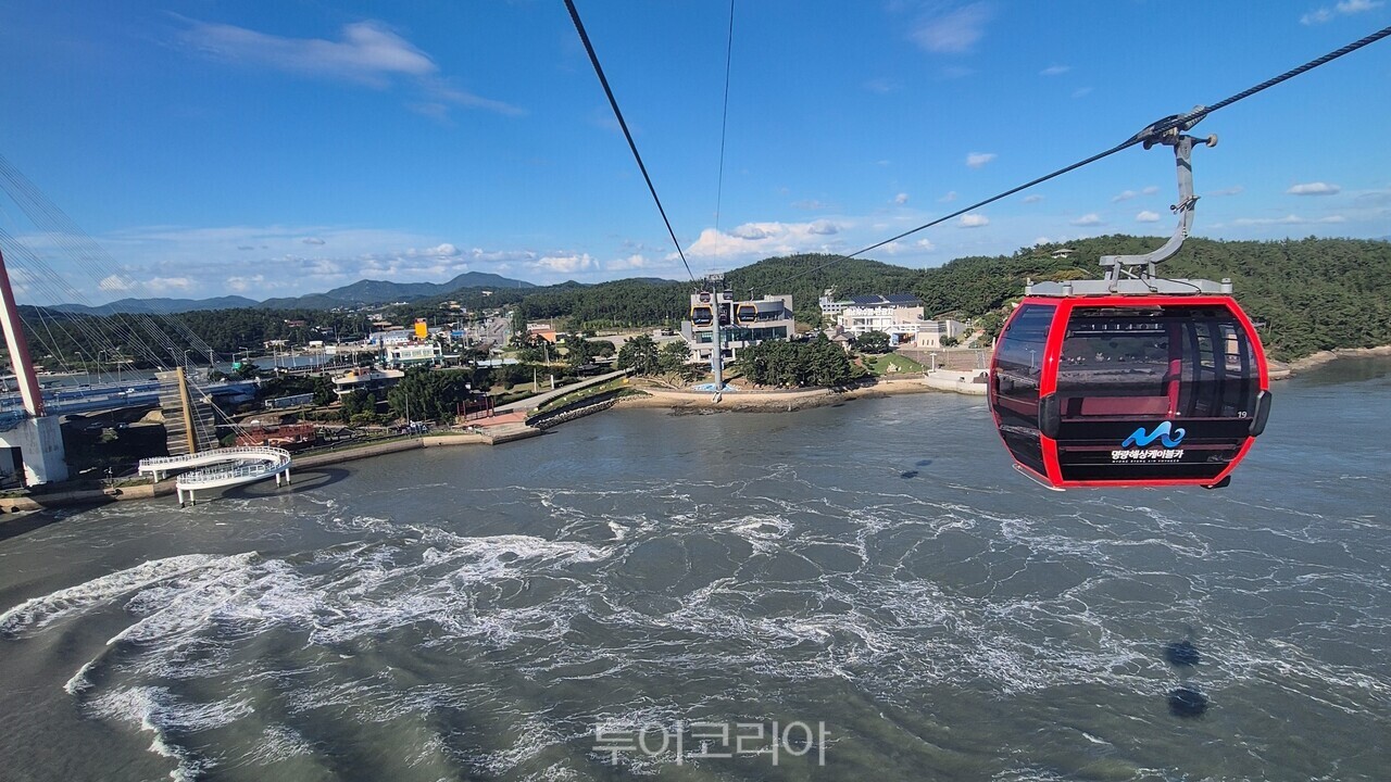해남 명량해상케이블카 /사진-해남군