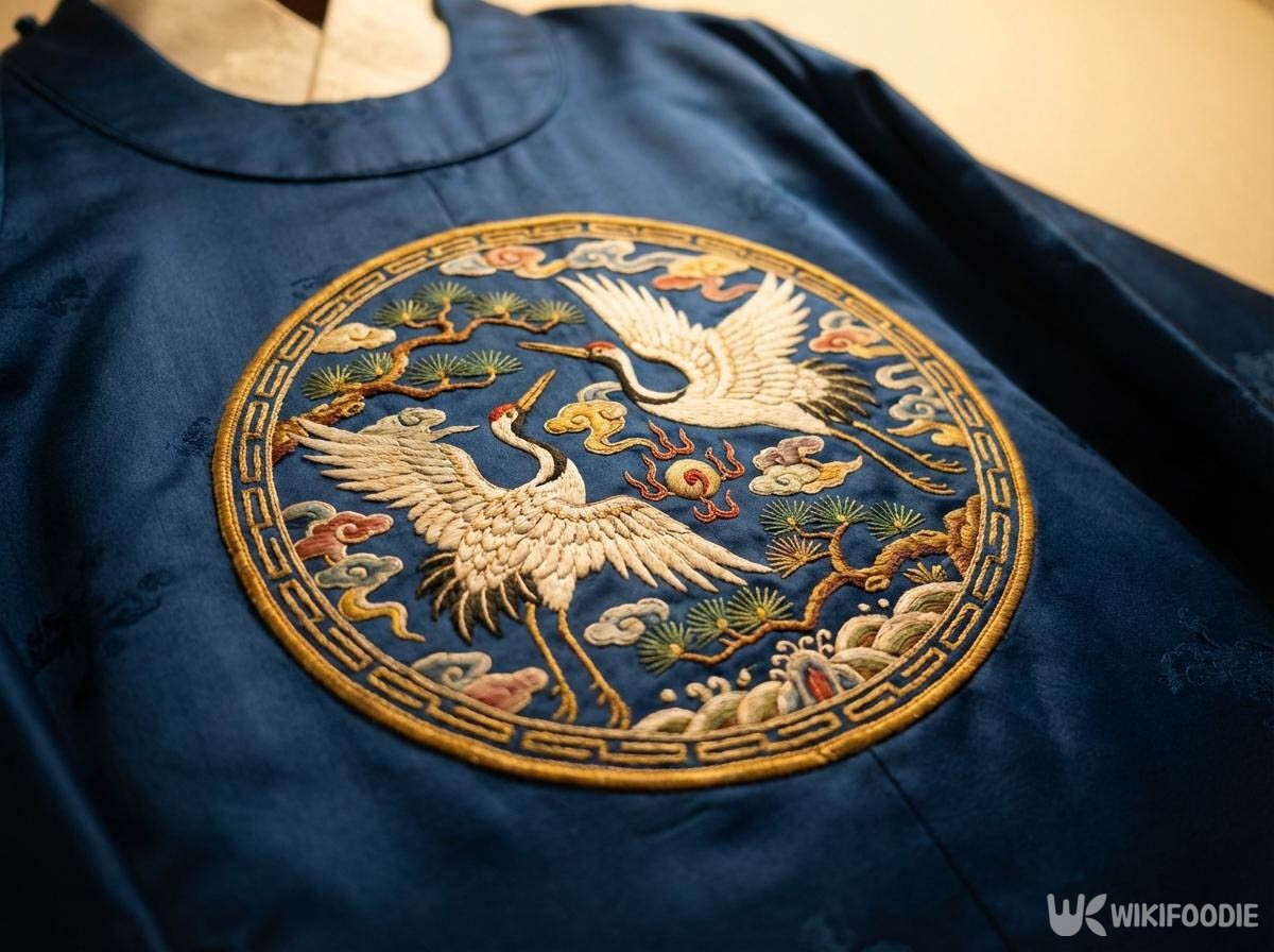 두루미 문양의 모습. / 위키푸디