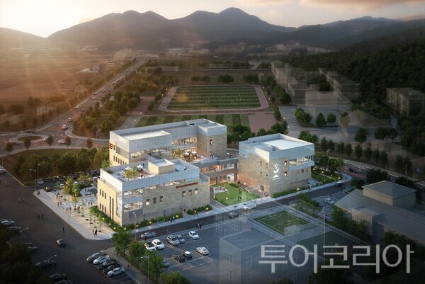 ▲청양군, ‘전 세대 아우르는 복지 인프라’ 완성(청양행복누리센터 조감도). 사진-청양군