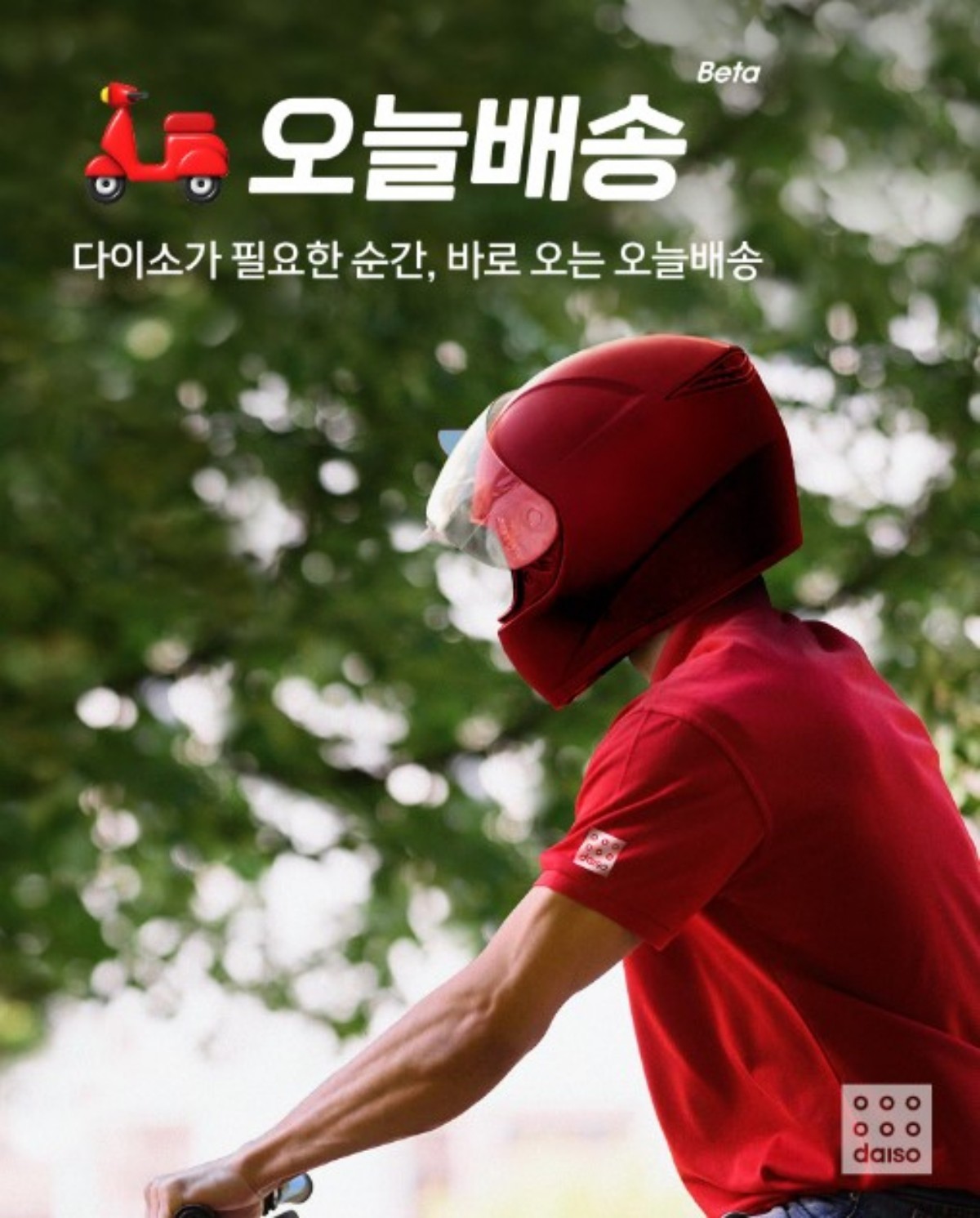 오늘배송 배너. / 다이소 제공