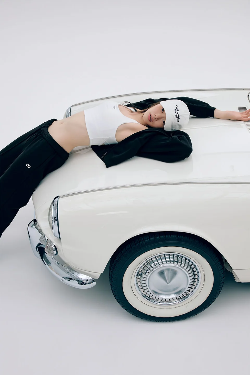 /사진=아웃도어 보이스, 윤이재 모델 발탁 26SS 캠페인 공개