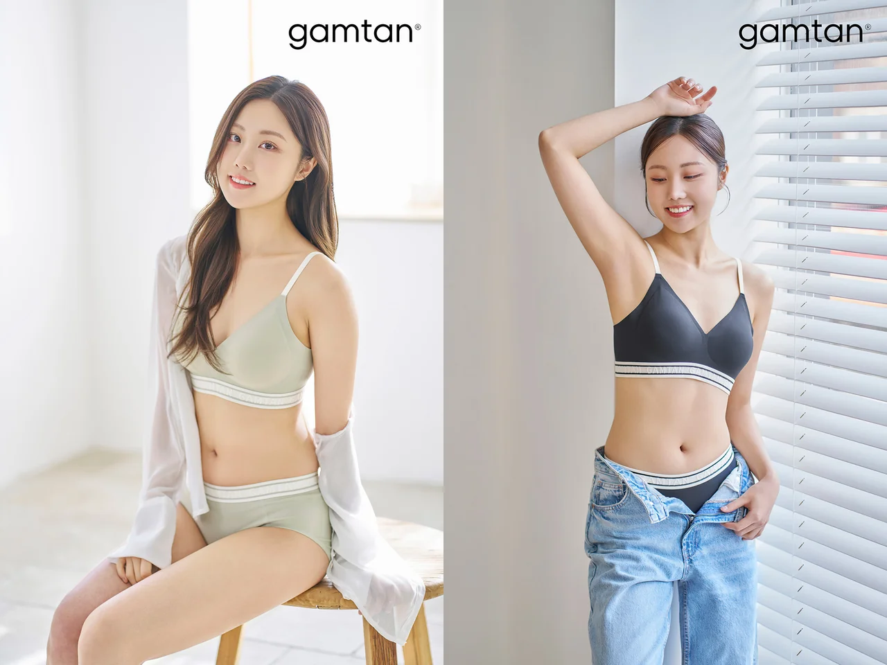 /사진=감탄, '스트라이프 스트랩' '아웃밴드' 브라·팬티 출시