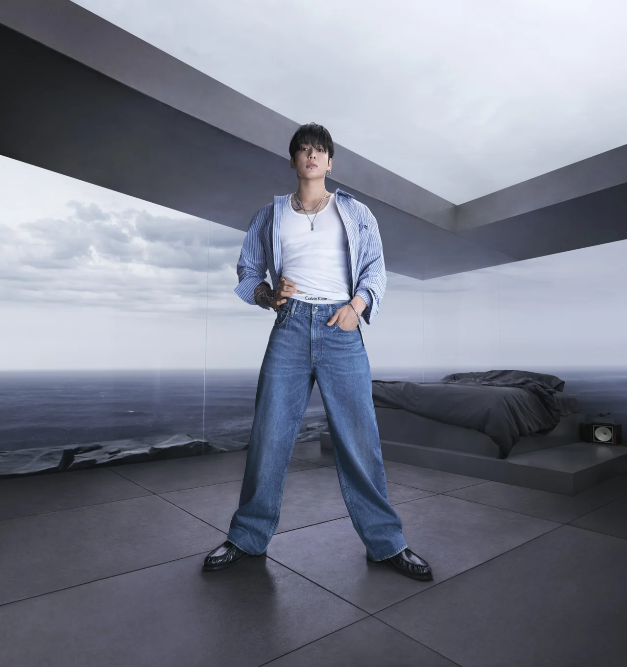 /사진=캘빈 클라인, 정국과 ‘2026 봄 데님 캠페인’ 공개