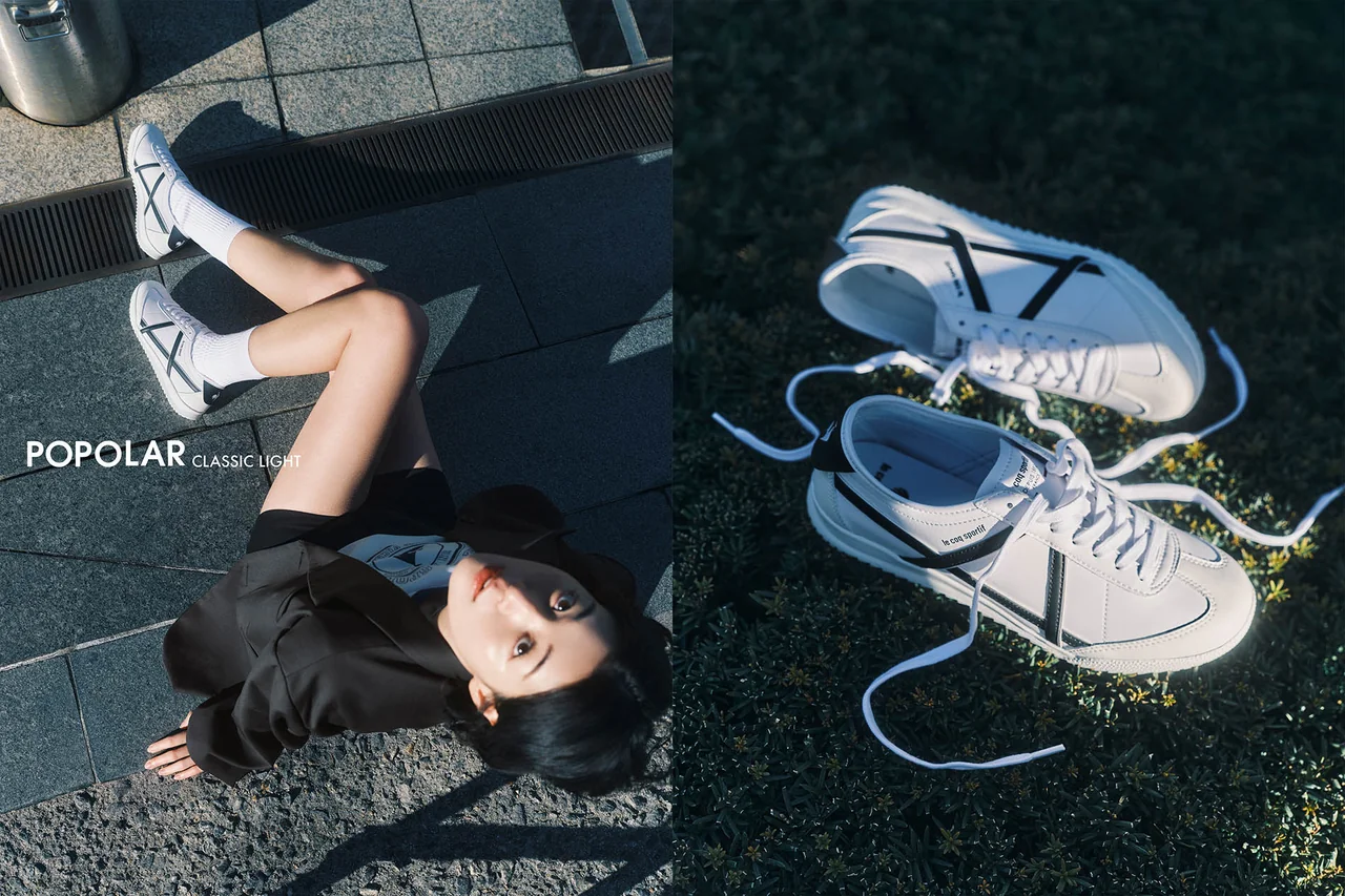 /사진=르꼬끄, '포폴라 운동화 시리즈' 출시 무신사 라이브 진행