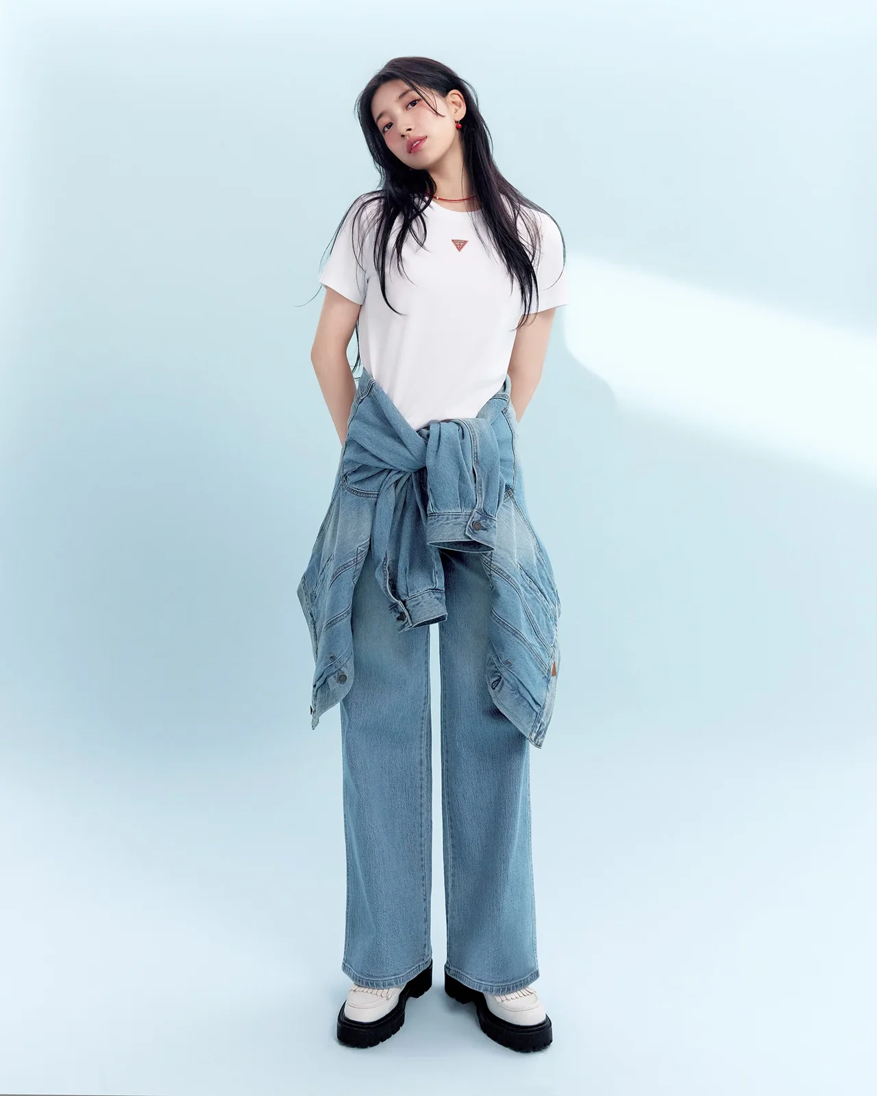 /사진=게스, '데님 여신' 수지 2026 S/S 캠페인 공개