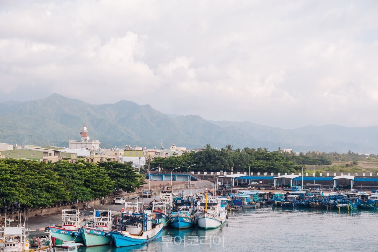  신선한 수산물을 공급하는 팡랴오 항구 