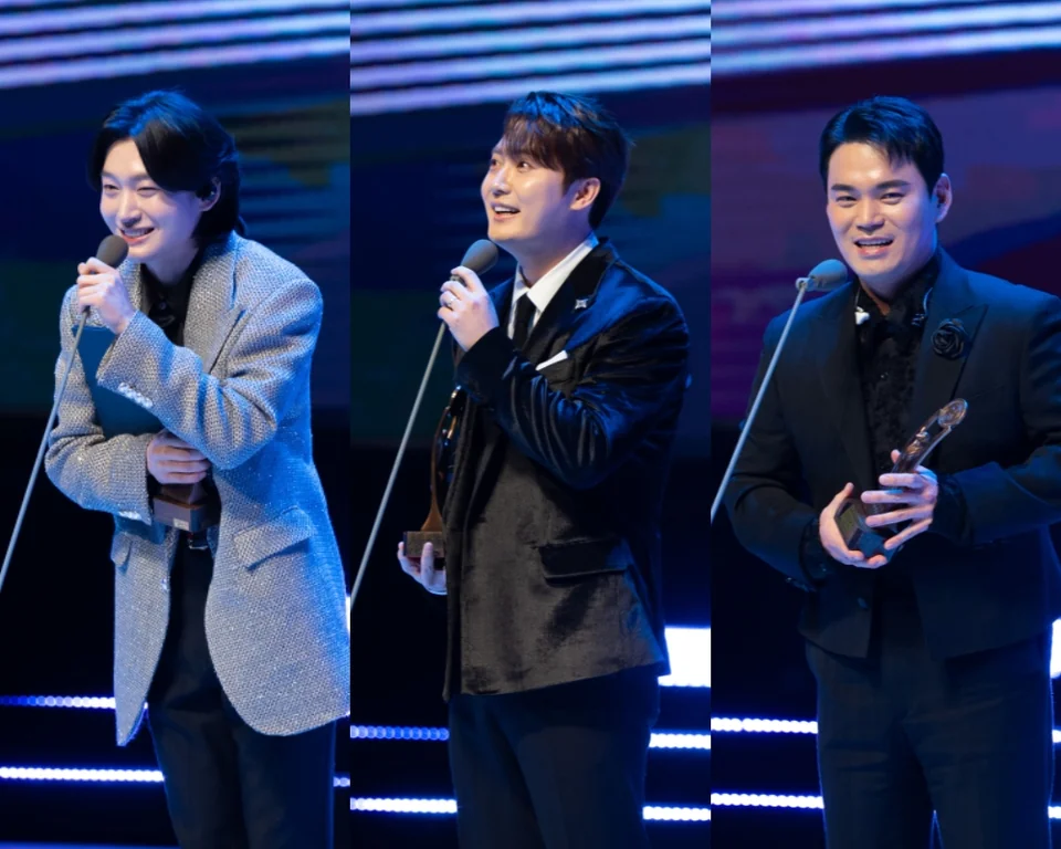 /사진=미스터트롯3 TOP7, '대한민국 연예예술상' 전원 수상