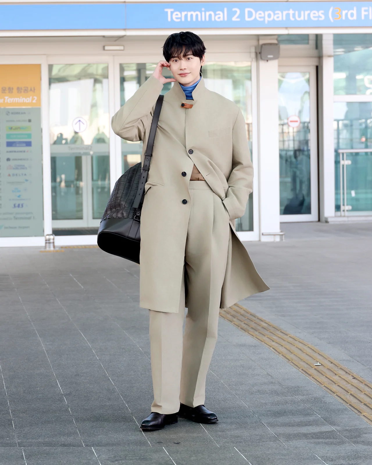 /사진=페라가모, 이종석 '밀라노 패션쇼' 출국길