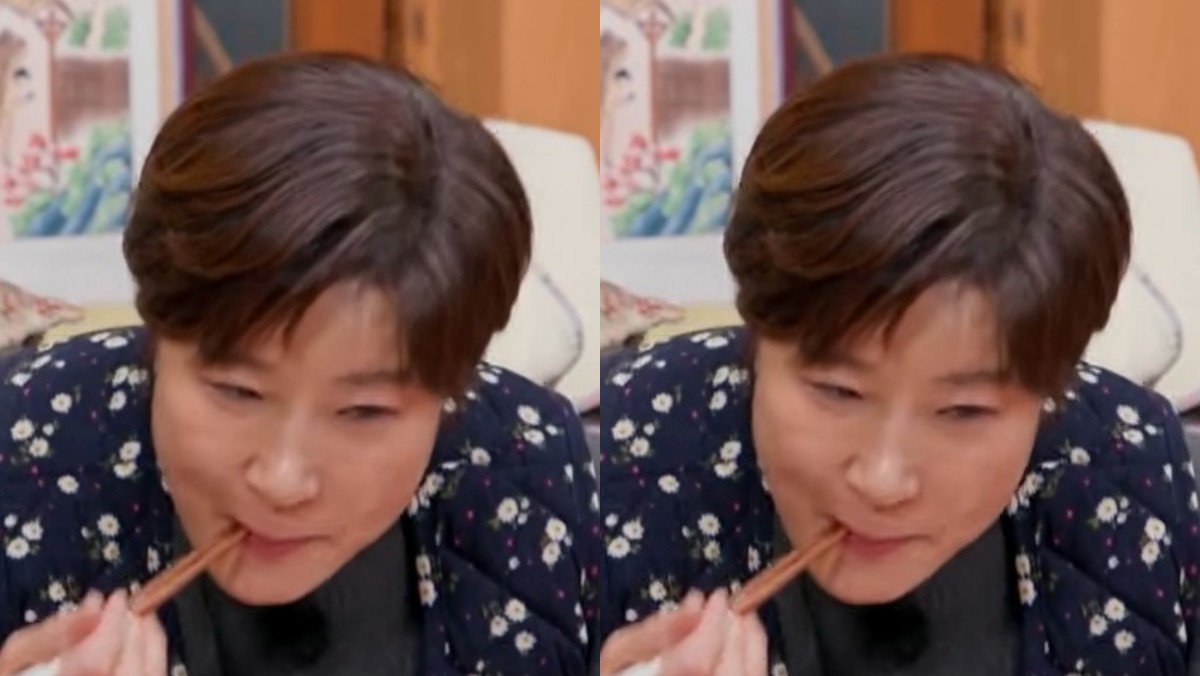 박세리가 우럭 조림을 먹는 모습. / 유튜브 'tvN STORY 티비엔 스토리'