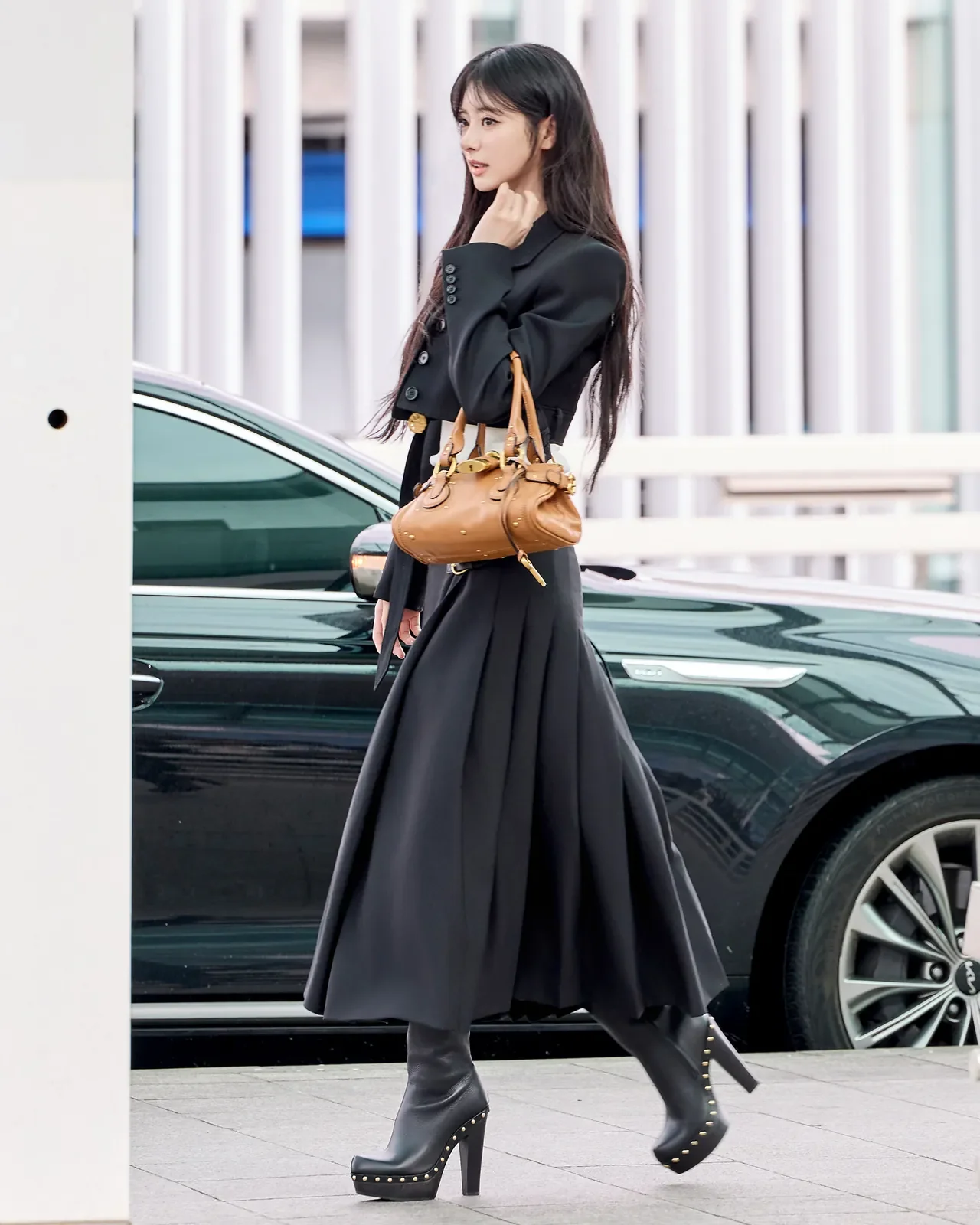 /사진=끌로에 안나, '26 윈터' 쇼 참석 파리 출국