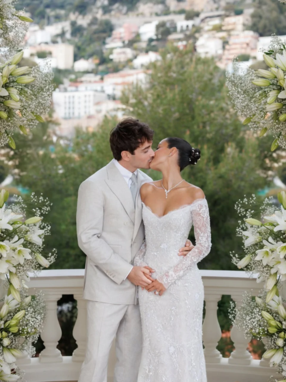 /사진=브루넬로 쿠치넬리, 샤를 르클레르 결혼식 ‘메이드 투 메저’ 수트