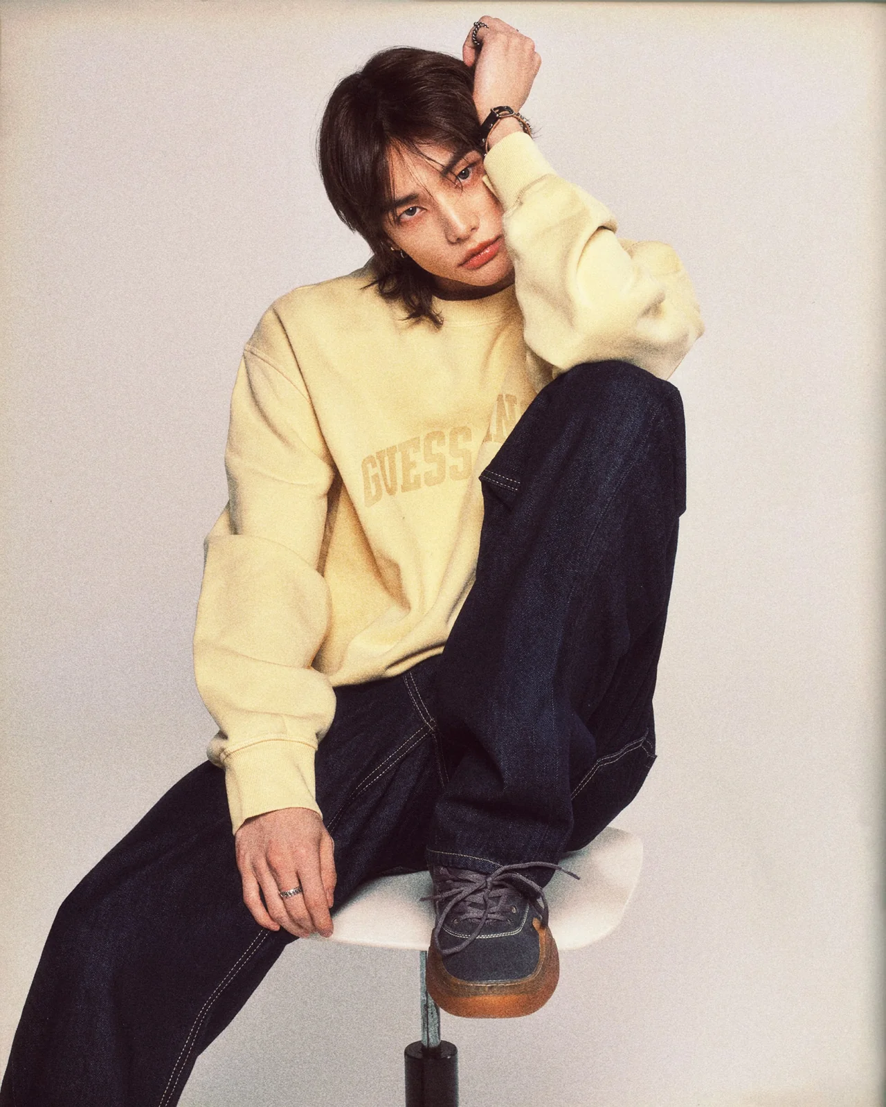 /사진=게스, 스트레이 키즈 현진과 'GUESS JEANS' 첫 글로벌 캠페인