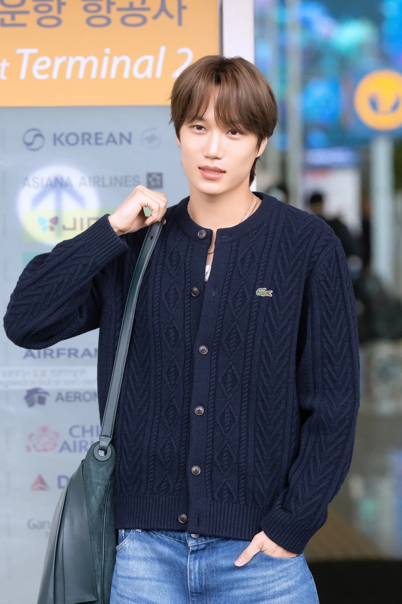 /사진=라코스테, 엑소 카이 'FW26 패션쇼' 파리行