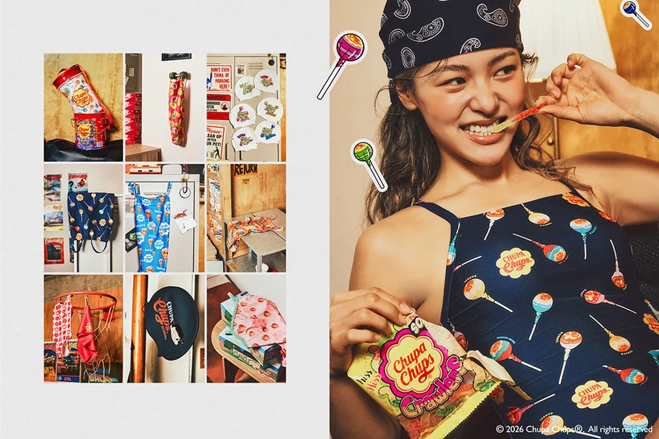 /사진=배럴, '츄파춥스' 협업 스윔 컬렉션 출시