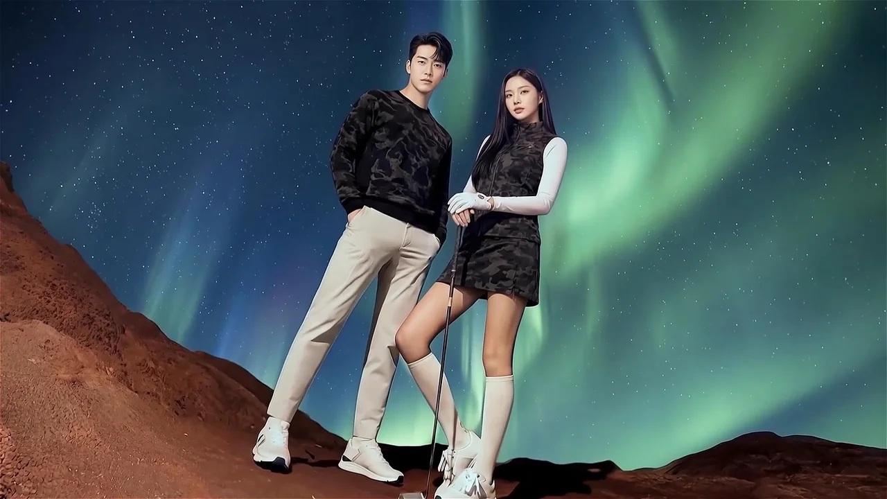 /사진=볼빅어패럴, AI 캠페인 'Beyond Limits' 영상 공개