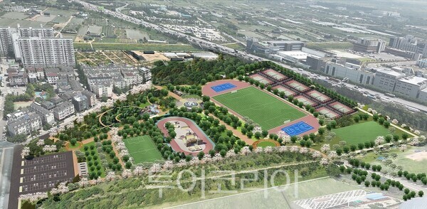 계양꽃마루 부지내 체육단지 조성사업 조감도