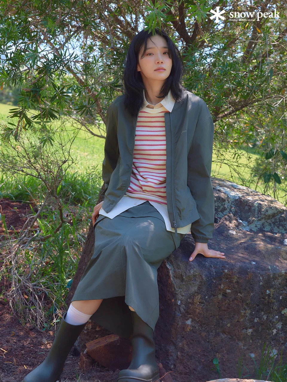 /사진=스노우피크 어패럴, 26SS 우먼스 컬렉션 'The Road to Spring' 공개