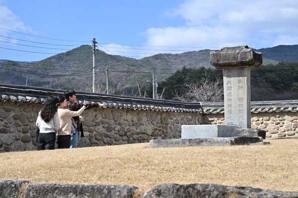 금성대군성신단지비 모습./사진-영주시
