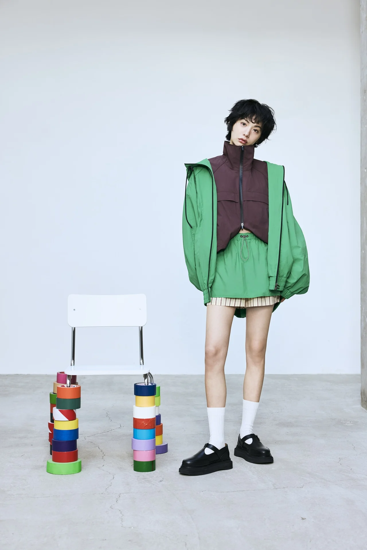 /사진=E.B.M, 나나와 그려낸 봄 패션의 리듬