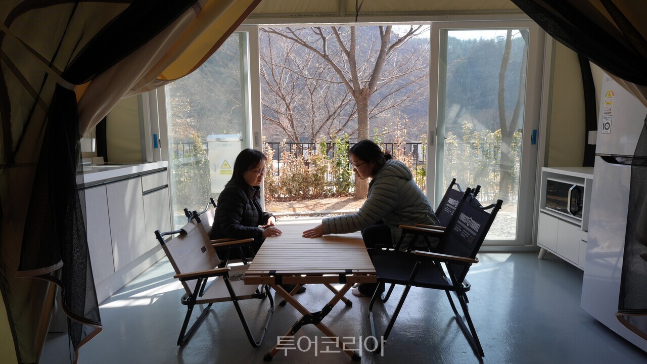 청량산 수원캠핑장 글램핑 /사진- 수원시