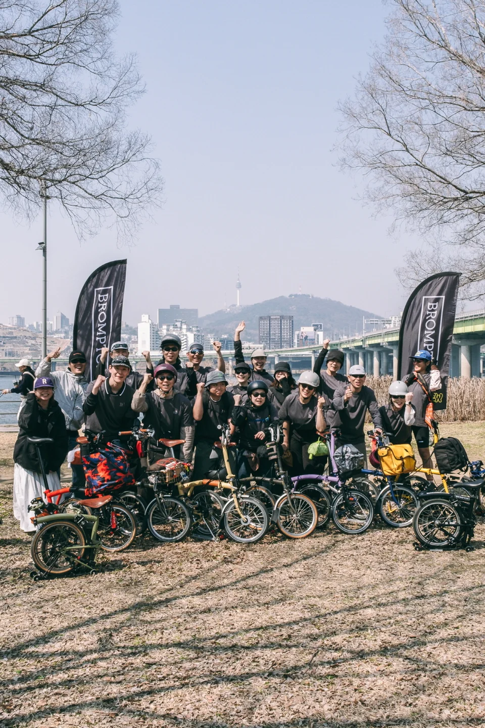 /사진=브롬톤 런던 ‘BRT CREW’ 도심 라이딩, 소통의 장 열다