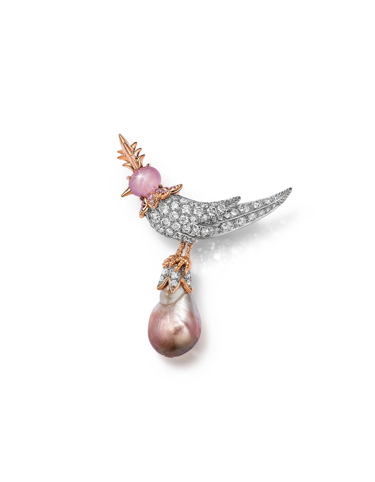 /사진=티파니, '버드 온 어 펄' 천연 진주로 하이 주얼리 재해석