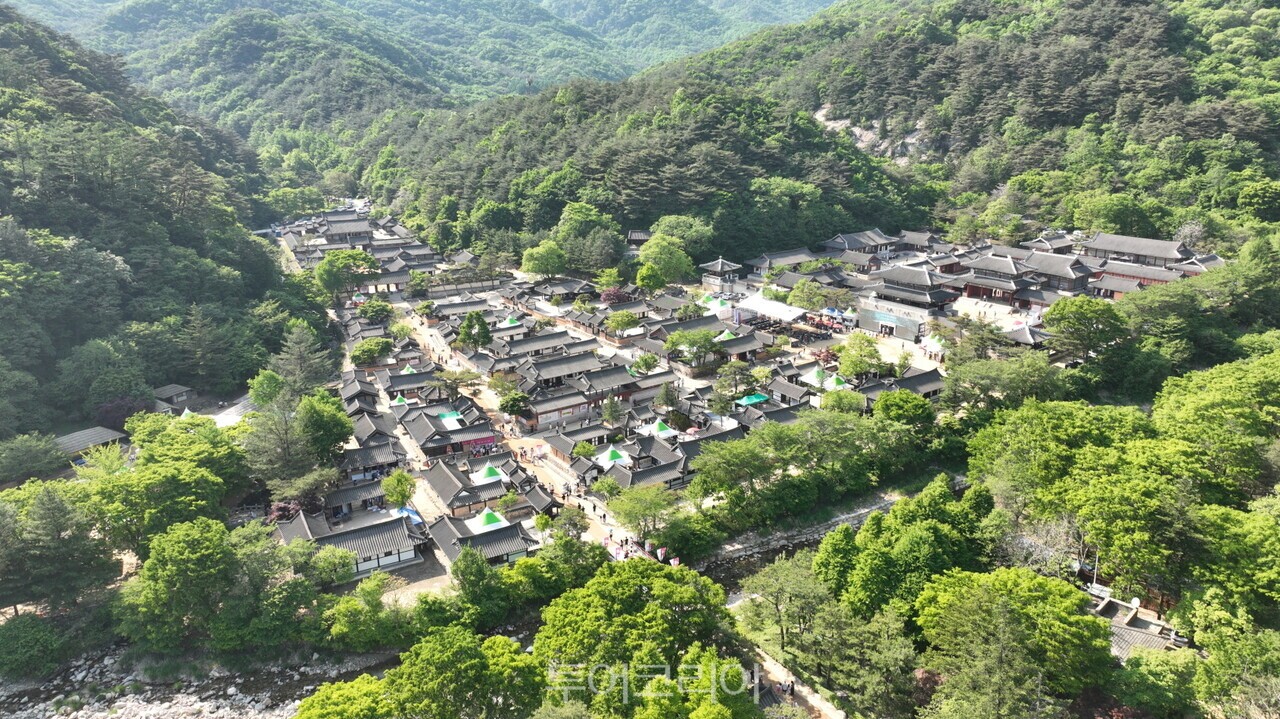 문경새재오픈세트장 항공샷 / 사진-문경시