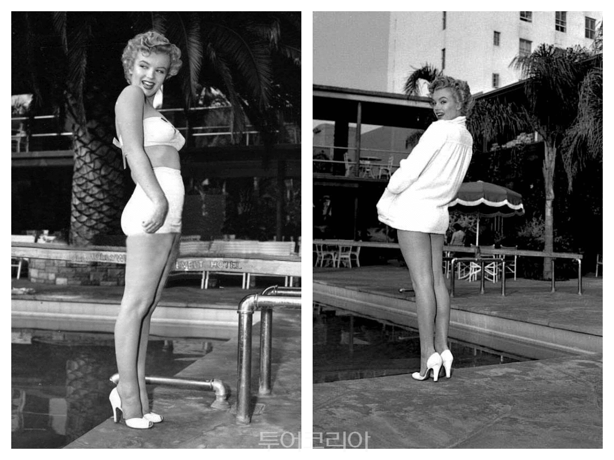  할리우드 루즈벨트 호텔 수영장에서 처음 잡지 촬영을 했던 마릴린 먼로 ⓒHollywood Roosevelt   /사진-로스앤젤레스관광청 제공